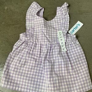 Carters Gingham Check Tank Top